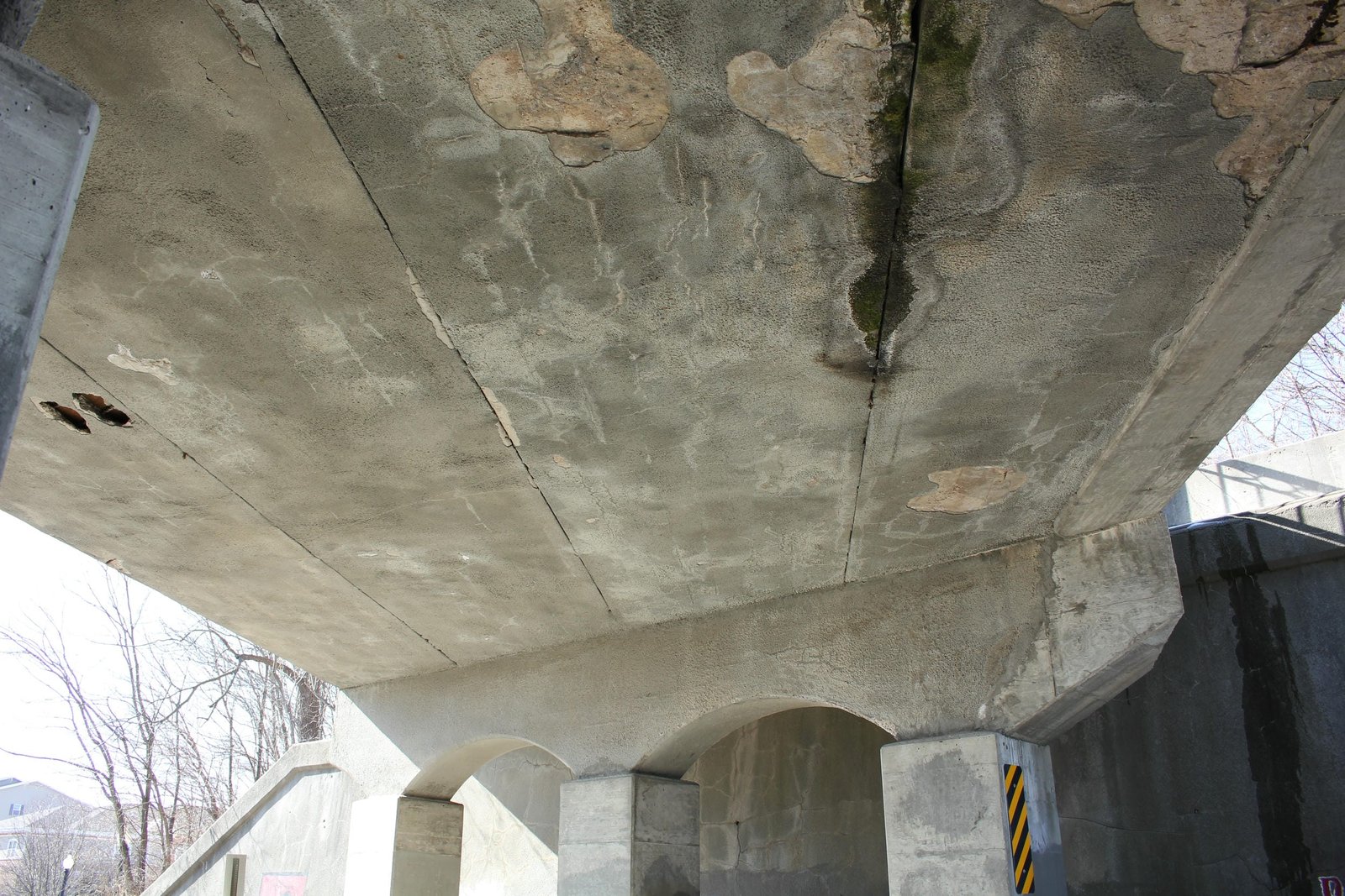 Under bridge